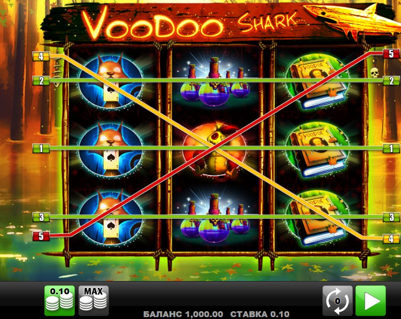 Voodoo Shark Online Casino Slot Game